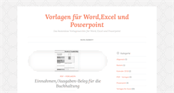 Desktop Screenshot of gratis-officevorlagen.de