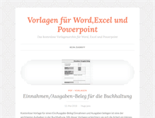Tablet Screenshot of gratis-officevorlagen.de